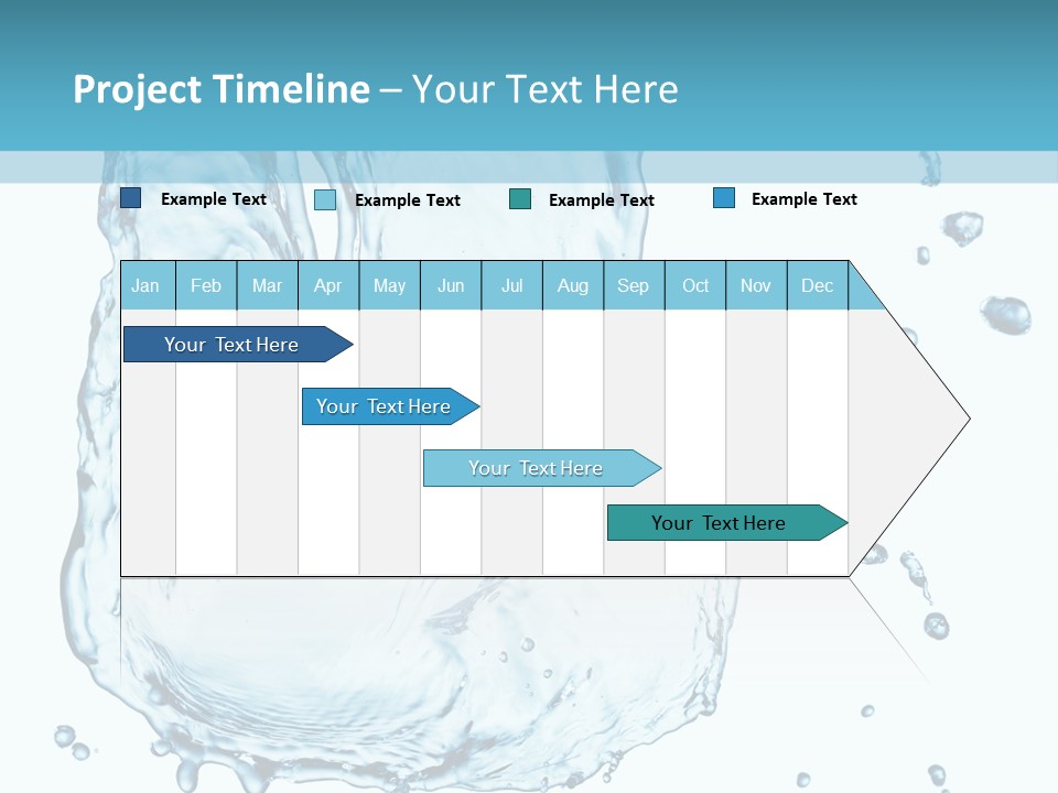Abstract Clean Wet PowerPoint Template