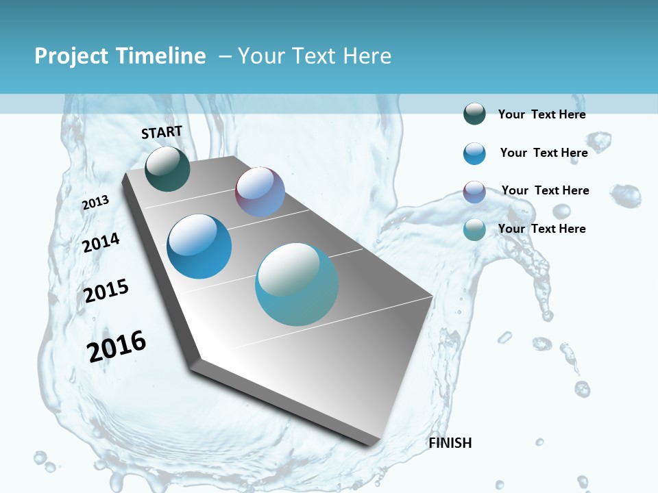 Abstract Clean Wet PowerPoint Template