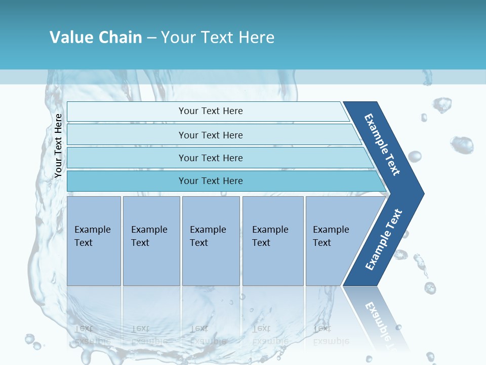 Abstract Clean Wet PowerPoint Template