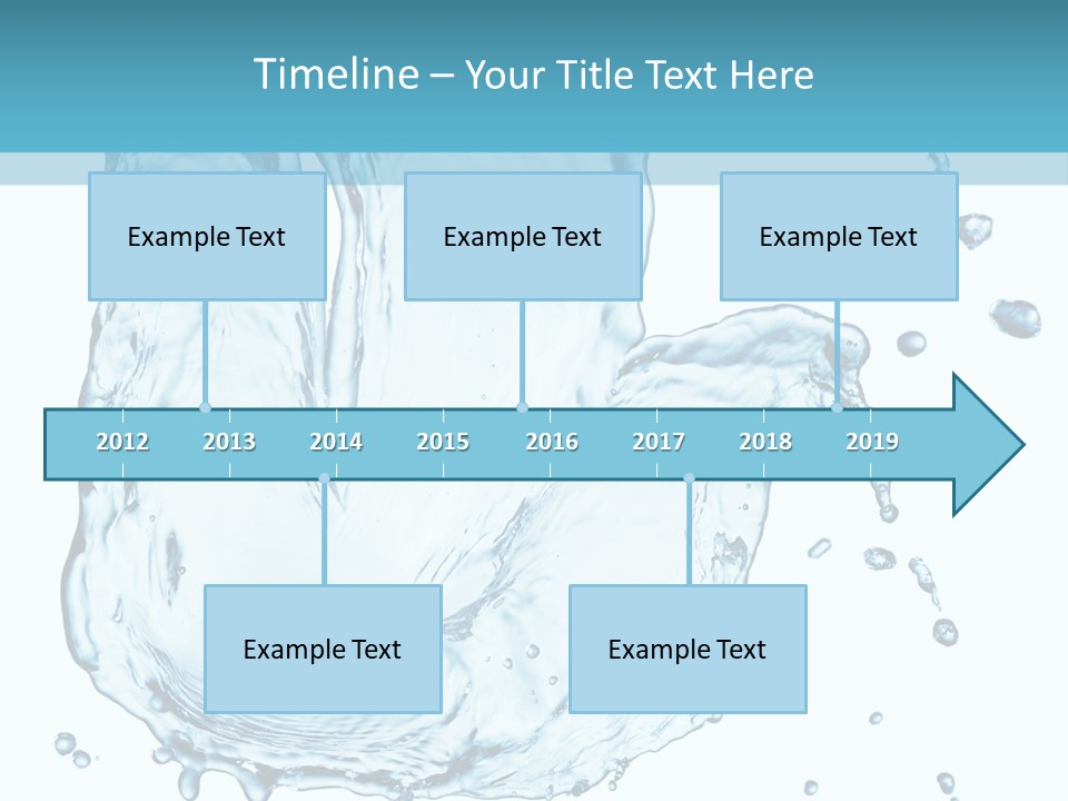 Abstract Clean Wet PowerPoint Template