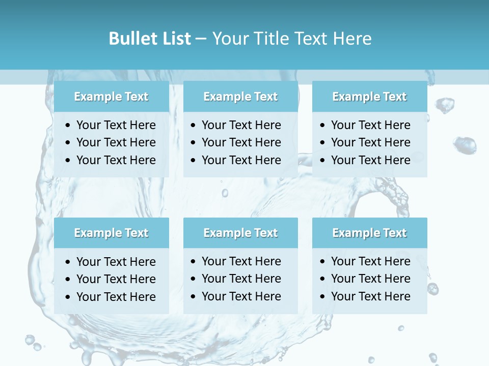 Abstract Clean Wet PowerPoint Template