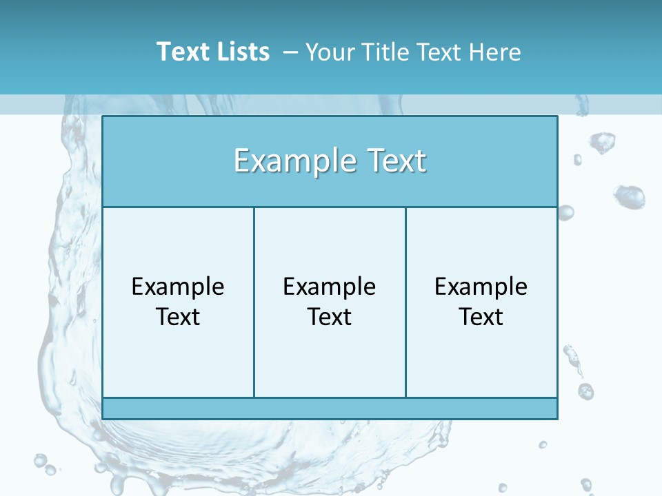 Abstract Clean Wet PowerPoint Template