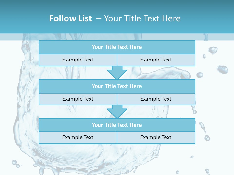 Abstract Clean Wet PowerPoint Template
