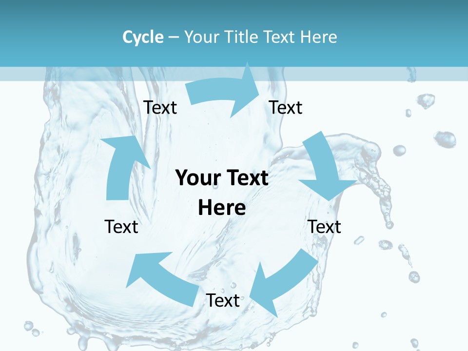 Abstract Clean Wet PowerPoint Template