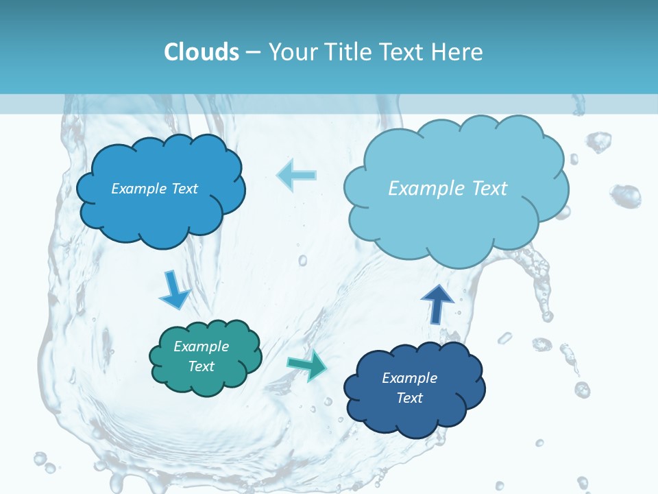 Abstract Clean Wet PowerPoint Template