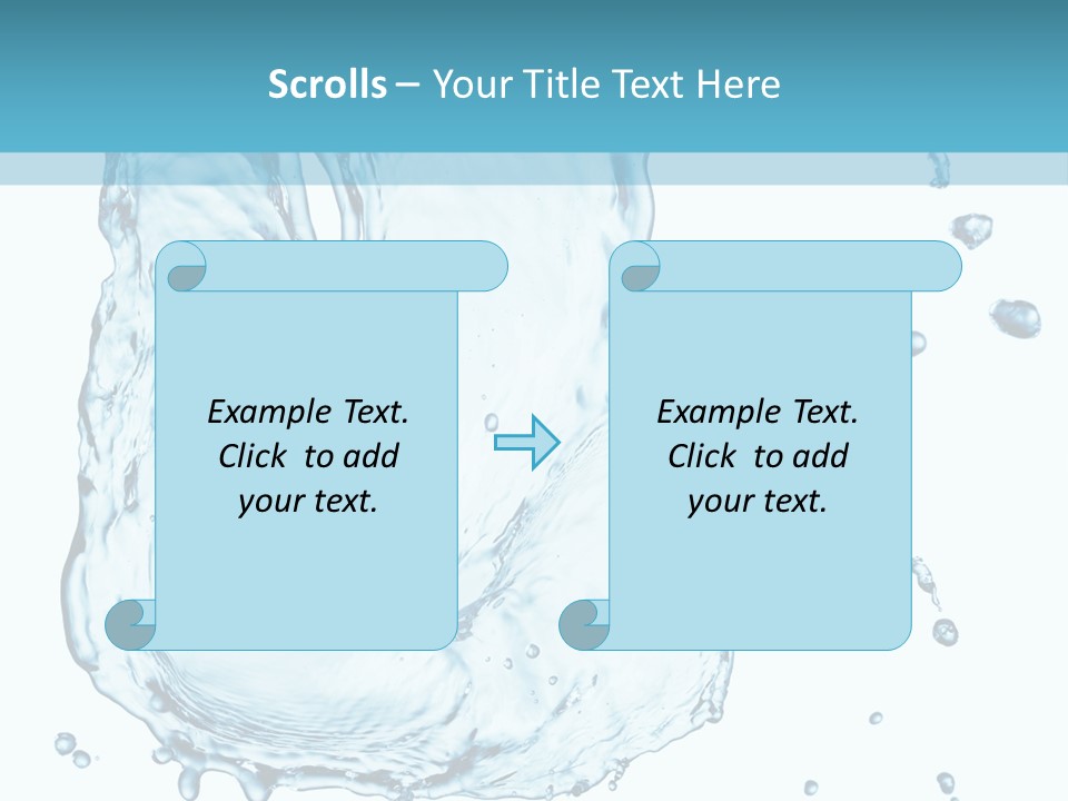 Abstract Clean Wet PowerPoint Template