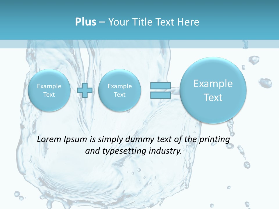 Abstract Clean Wet PowerPoint Template
