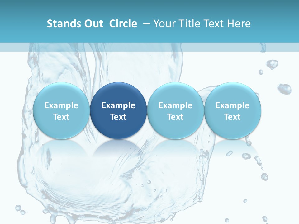 Abstract Clean Wet PowerPoint Template