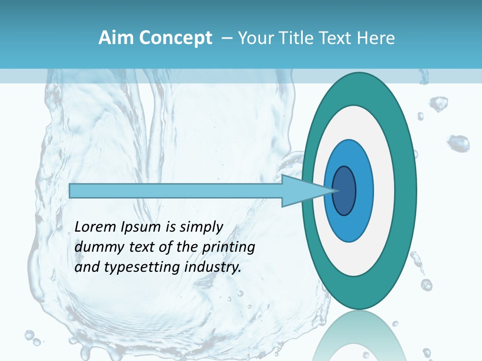 Abstract Clean Wet PowerPoint Template
