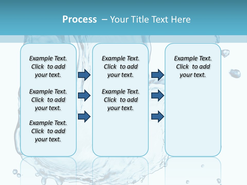 Abstract Clean Wet PowerPoint Template