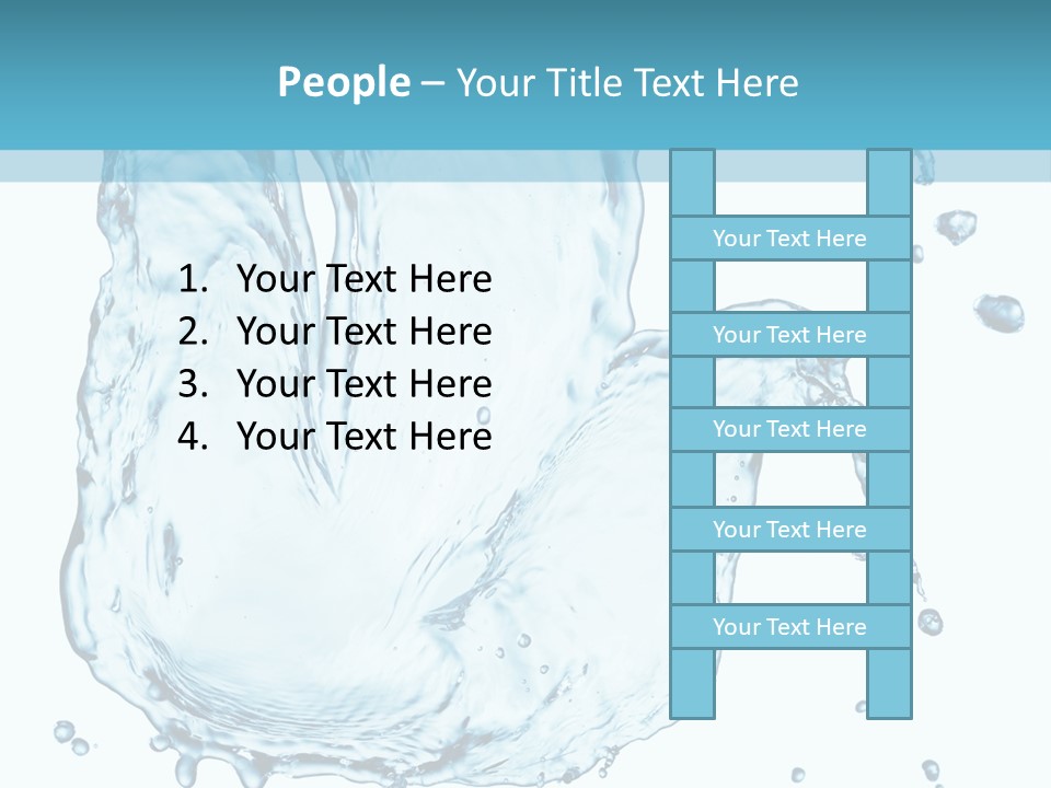 Abstract Clean Wet PowerPoint Template