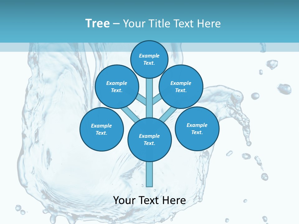 Abstract Clean Wet PowerPoint Template