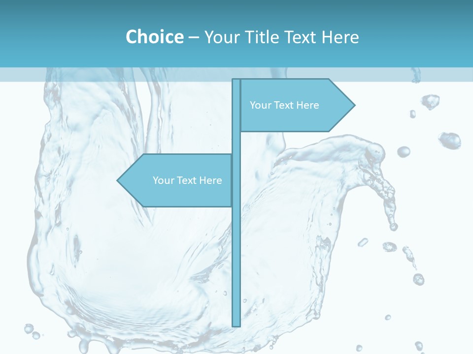 Abstract Clean Wet PowerPoint Template