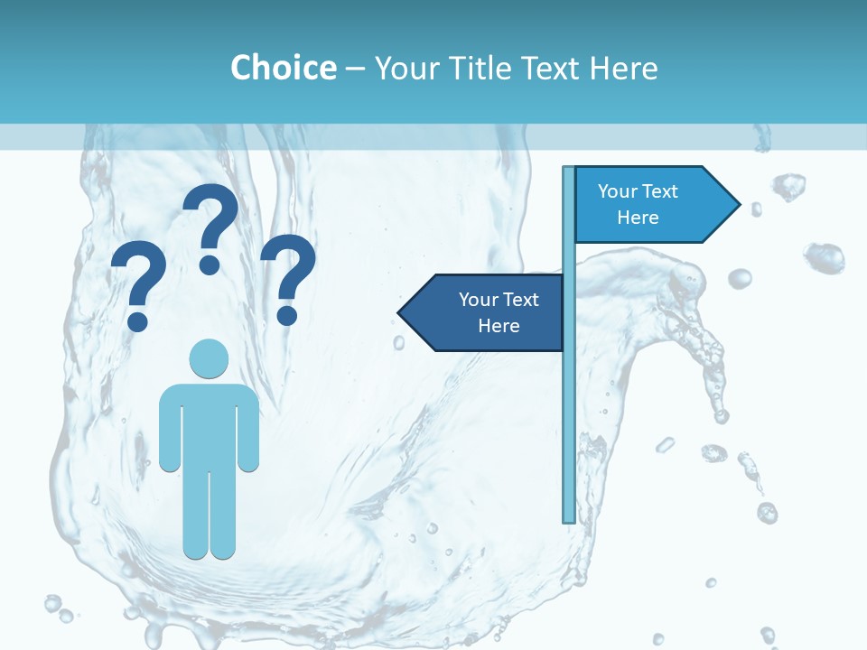 Abstract Clean Wet PowerPoint Template