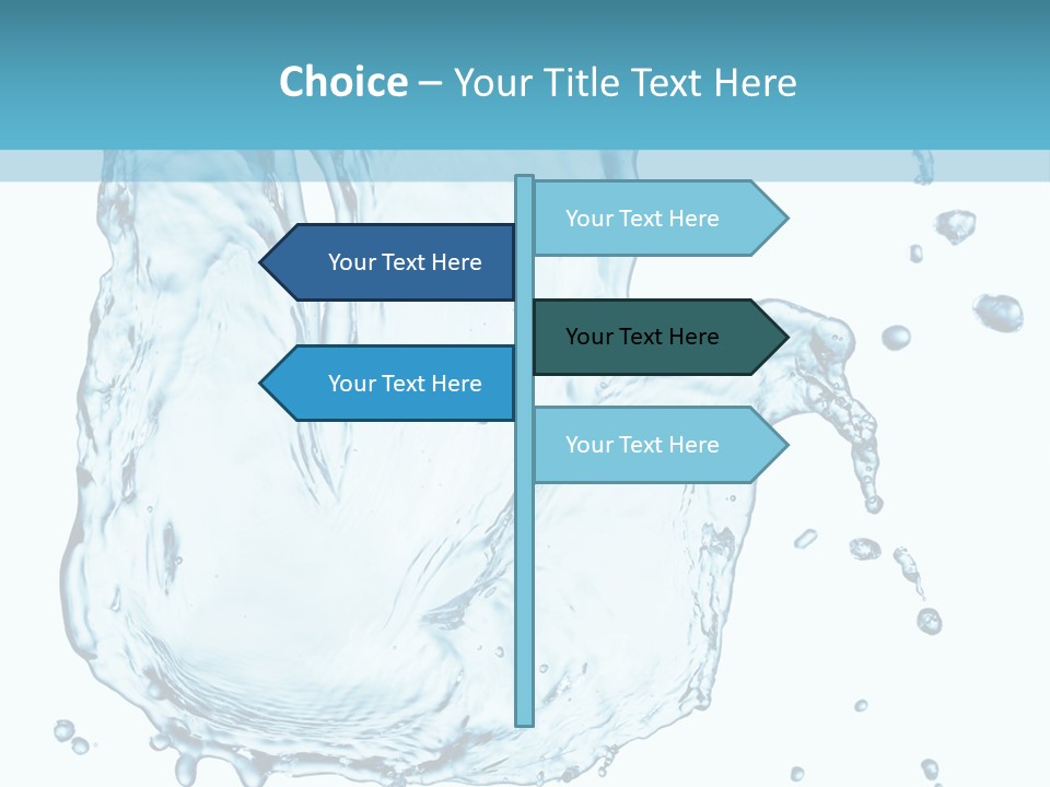 Abstract Clean Wet PowerPoint Template