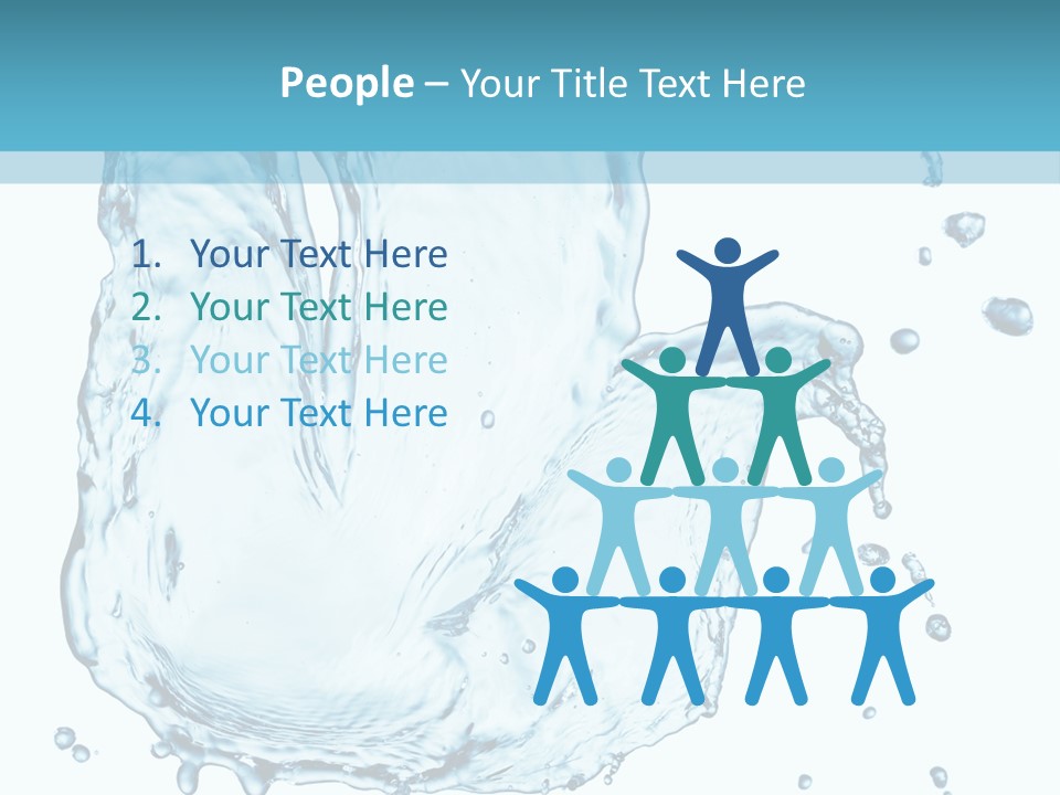 Abstract Clean Wet PowerPoint Template