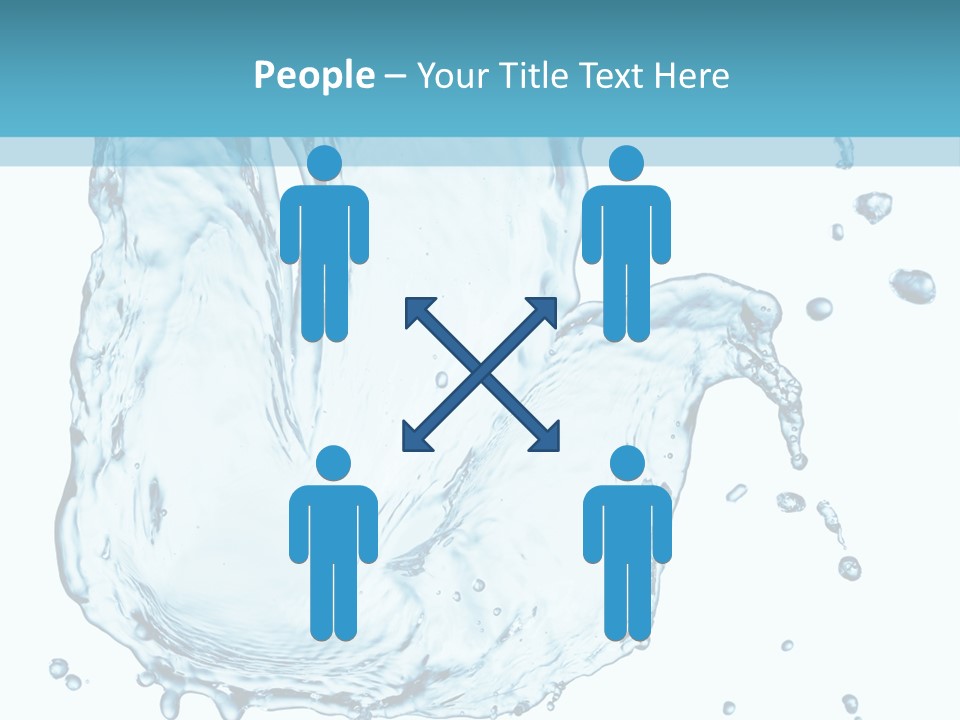 Abstract Clean Wet PowerPoint Template