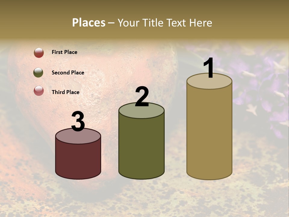 Amorousness Affection Plant PowerPoint Template