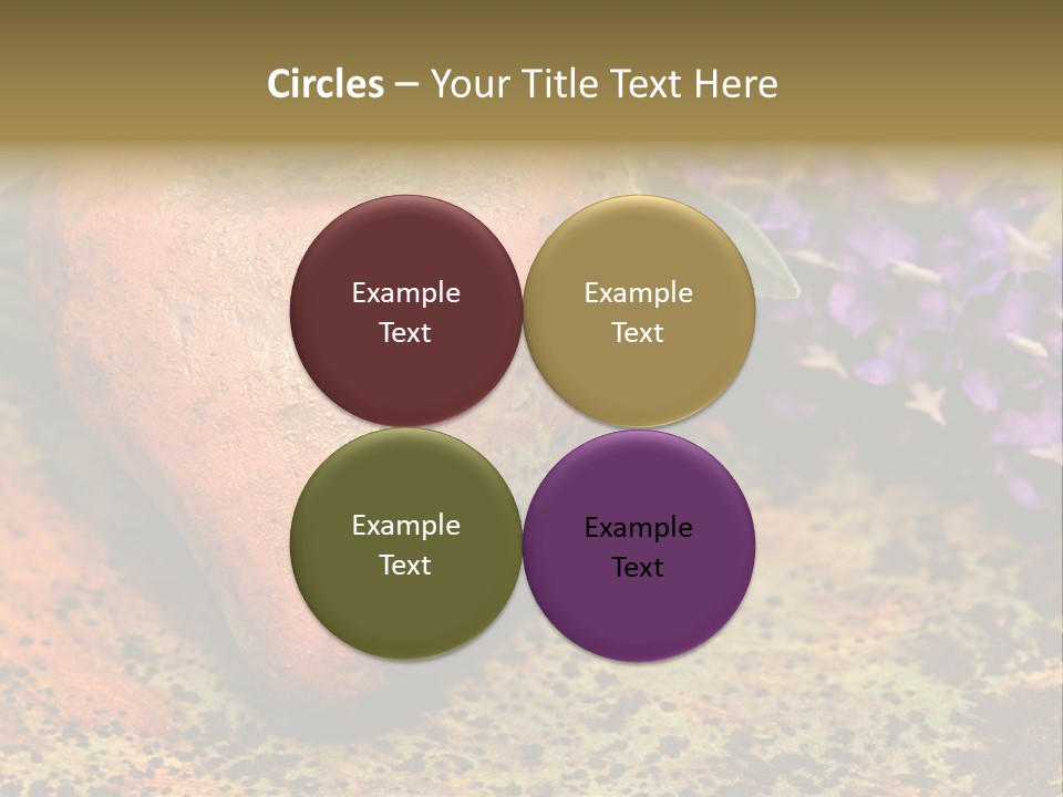 Amorousness Affection Plant PowerPoint Template