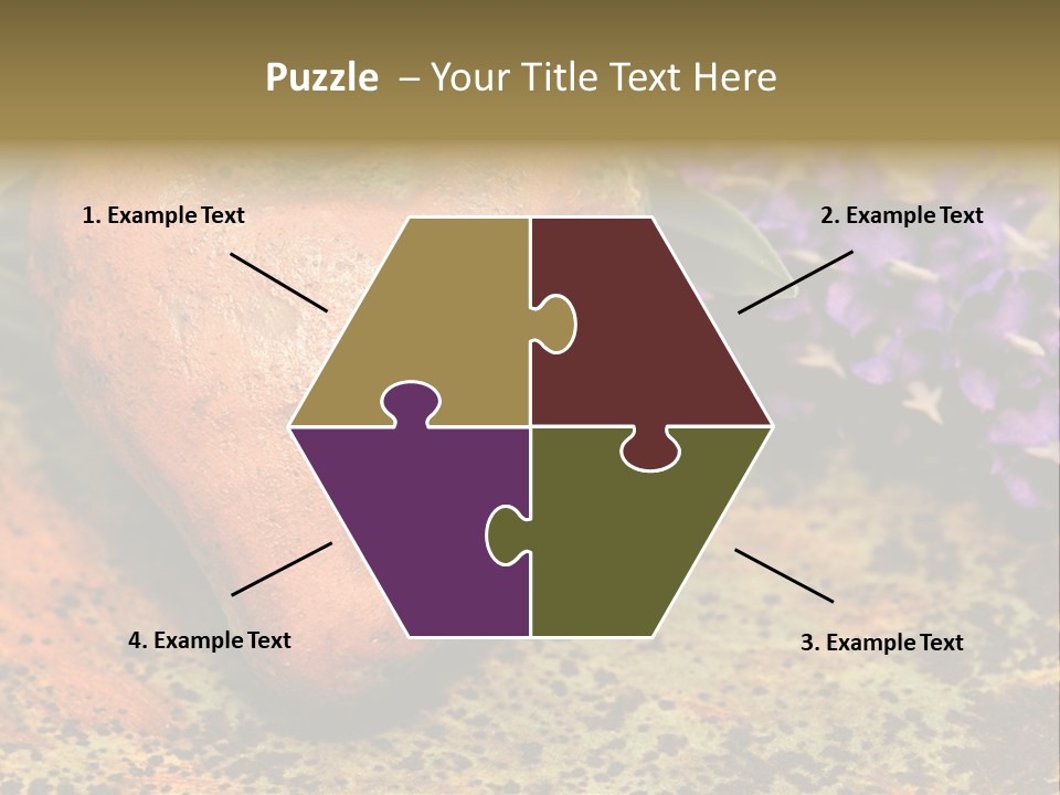 Amorousness Affection Plant PowerPoint Template