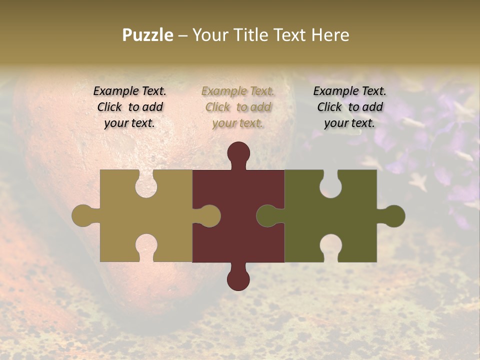 Amorousness Affection Plant PowerPoint Template