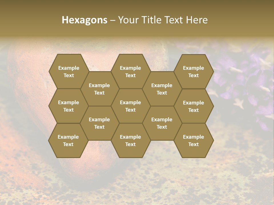 Amorousness Affection Plant PowerPoint Template