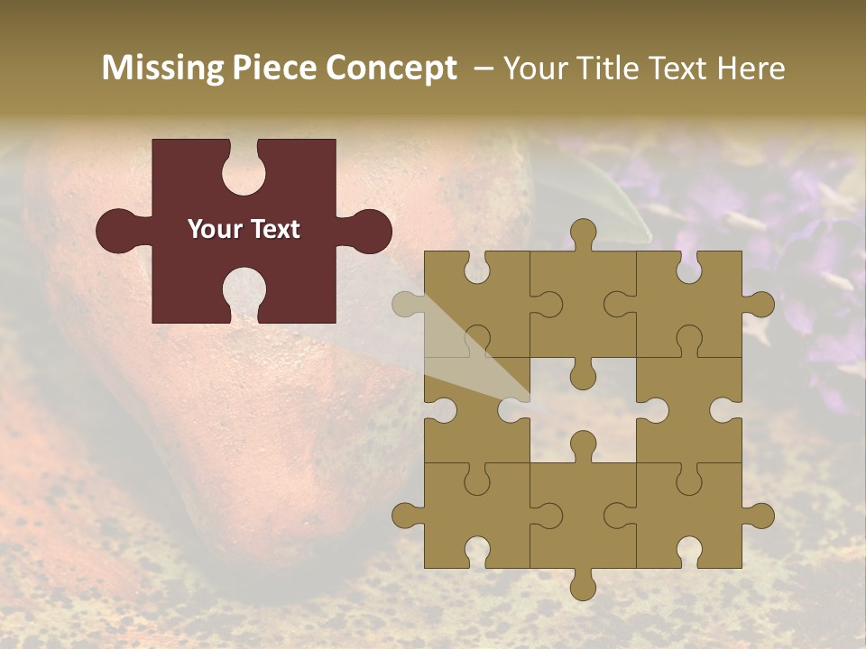 Amorousness Affection Plant PowerPoint Template