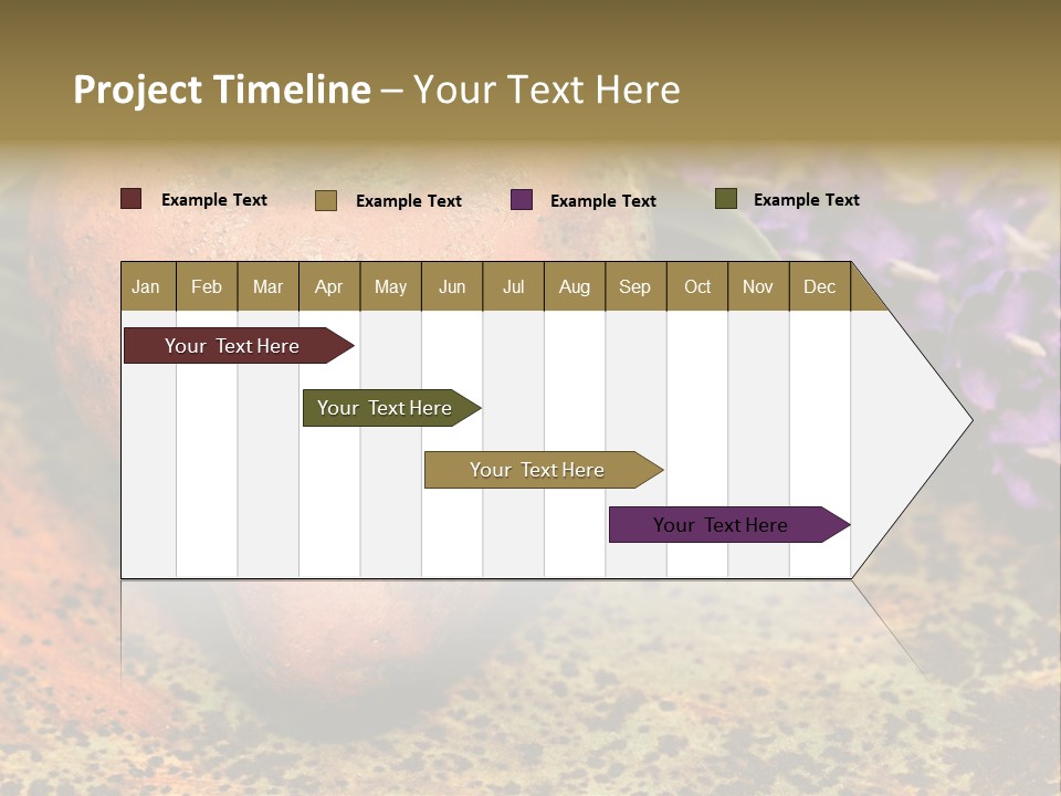 Amorousness Affection Plant PowerPoint Template