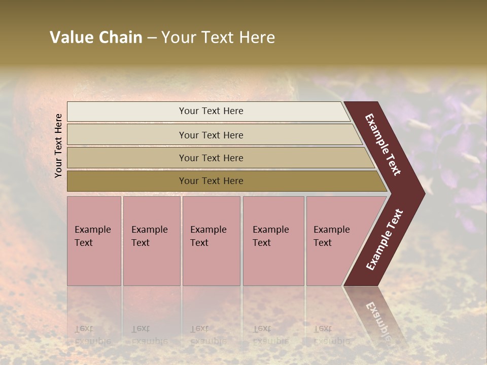 Amorousness Affection Plant PowerPoint Template