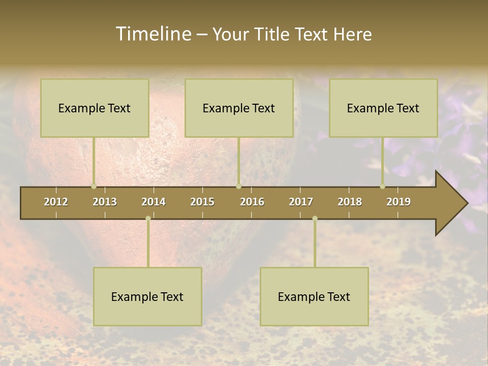 Amorousness Affection Plant PowerPoint Template