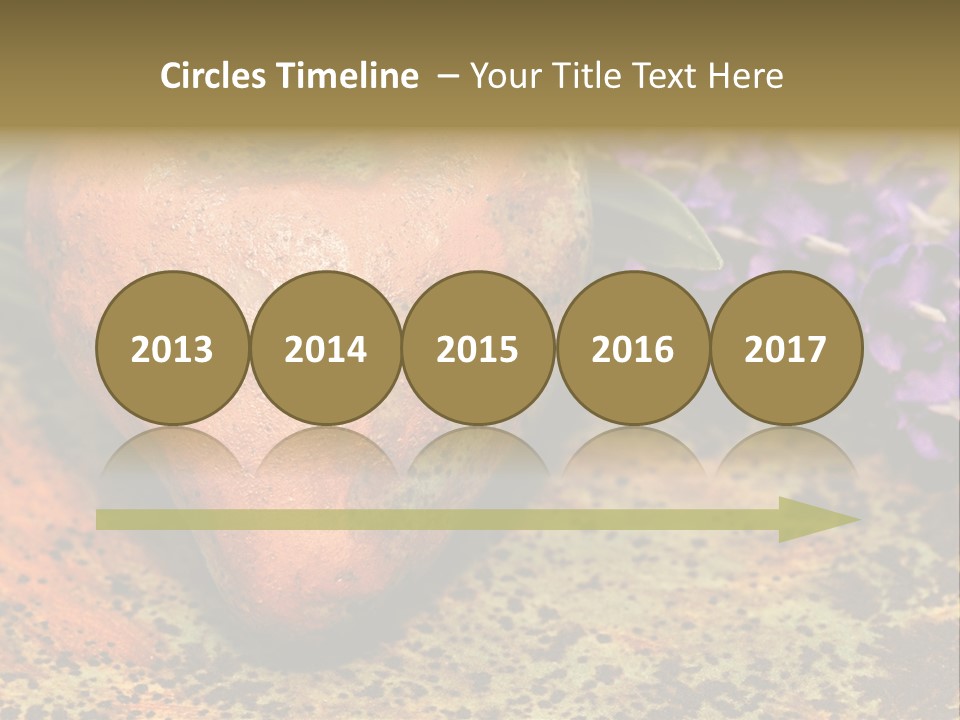 Amorousness Affection Plant PowerPoint Template