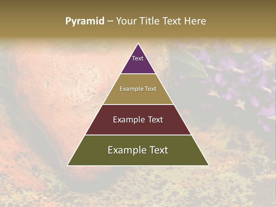 Amorousness Affection Plant PowerPoint Template