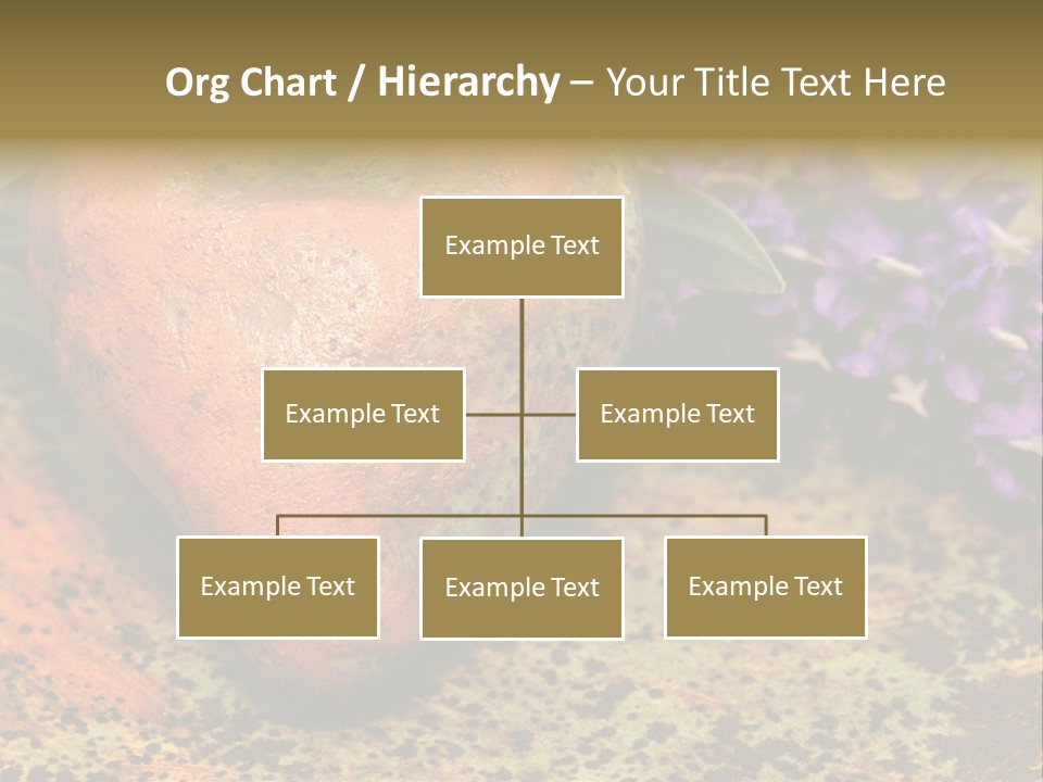 Amorousness Affection Plant PowerPoint Template
