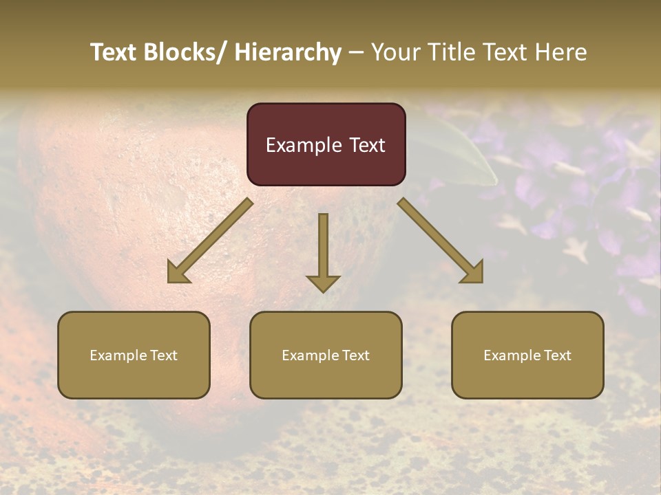 Amorousness Affection Plant PowerPoint Template