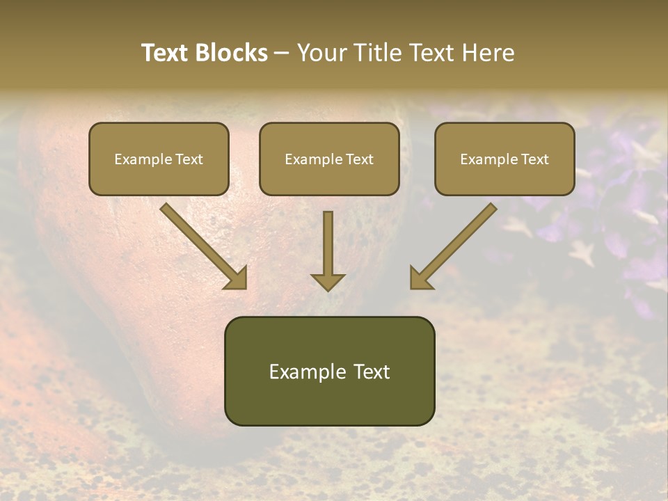 Amorousness Affection Plant PowerPoint Template