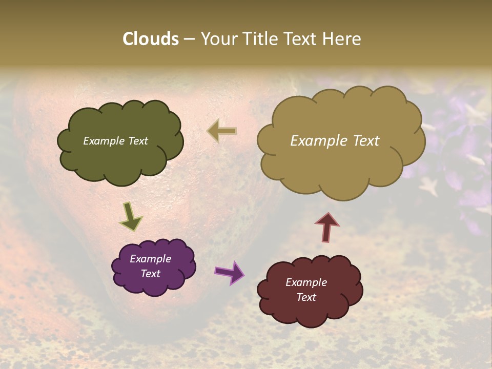 Amorousness Affection Plant PowerPoint Template