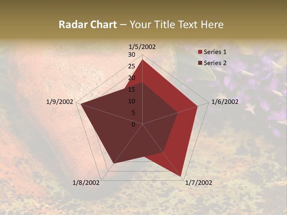 Amorousness Affection Plant PowerPoint Template
