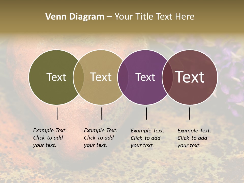 Amorousness Affection Plant PowerPoint Template