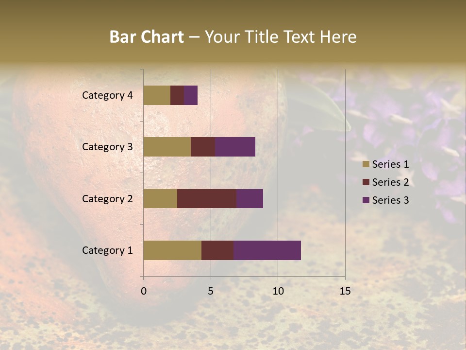 Amorousness Affection Plant PowerPoint Template