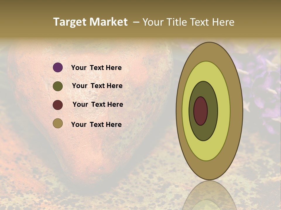 Amorousness Affection Plant PowerPoint Template