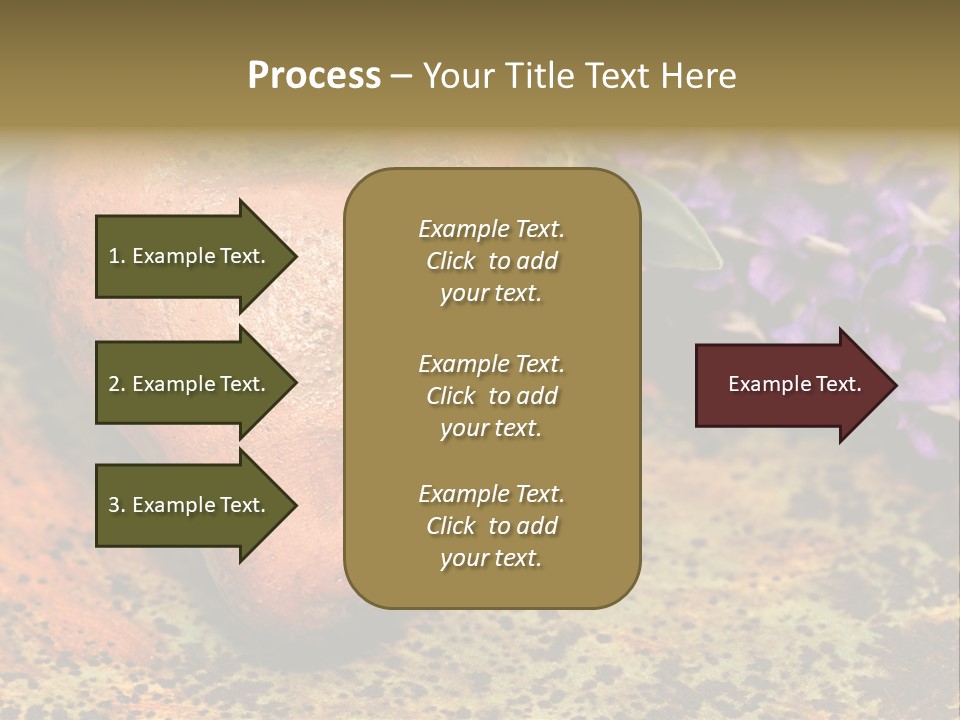 Amorousness Affection Plant PowerPoint Template