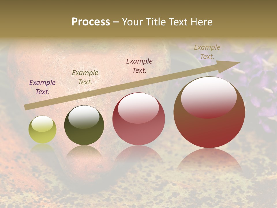 Amorousness Affection Plant PowerPoint Template