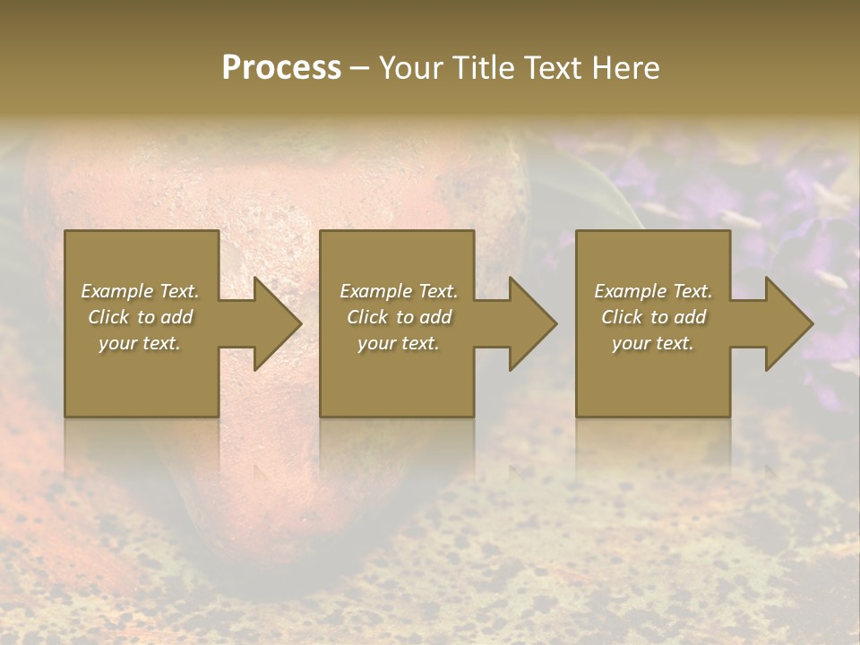 Amorousness Affection Plant PowerPoint Template