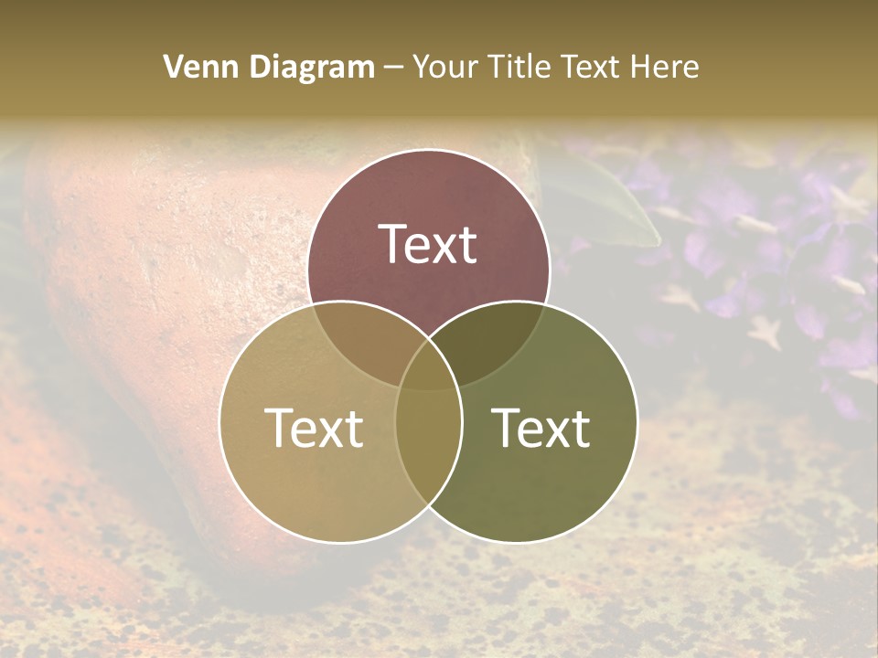 Amorousness Affection Plant PowerPoint Template