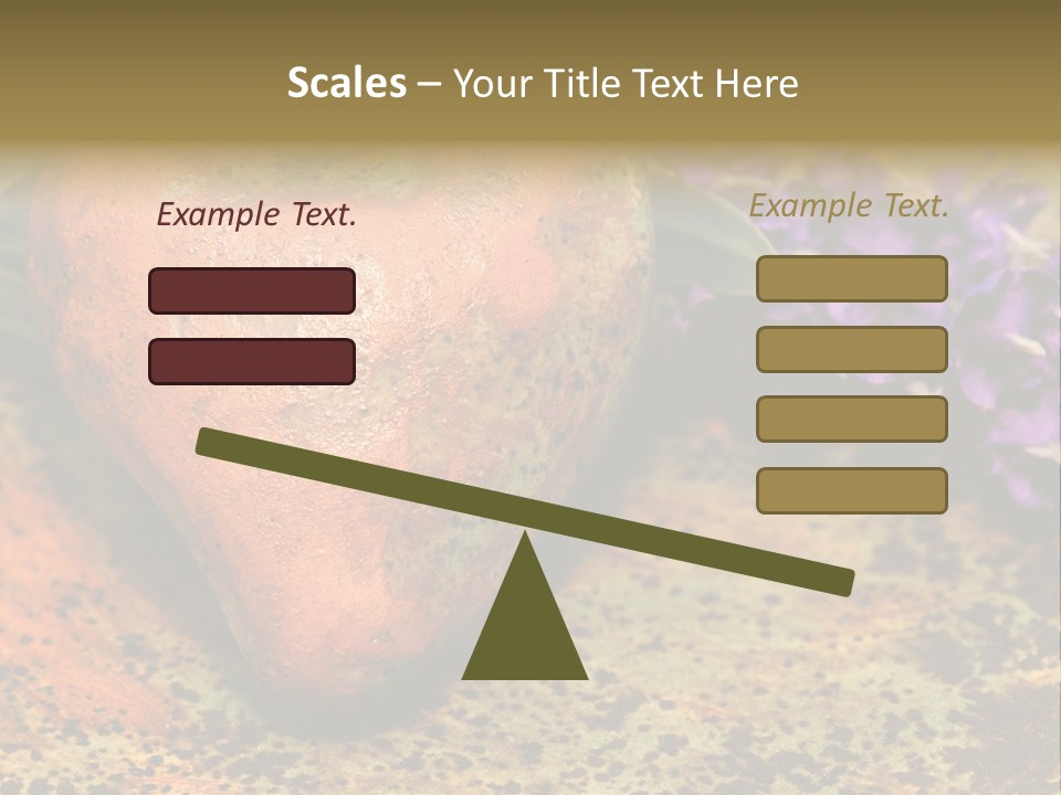 Amorousness Affection Plant PowerPoint Template