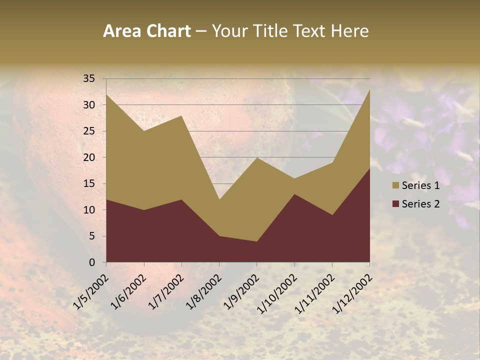 Amorousness Affection Plant PowerPoint Template