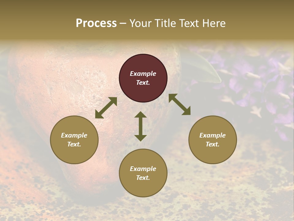 Amorousness Affection Plant PowerPoint Template