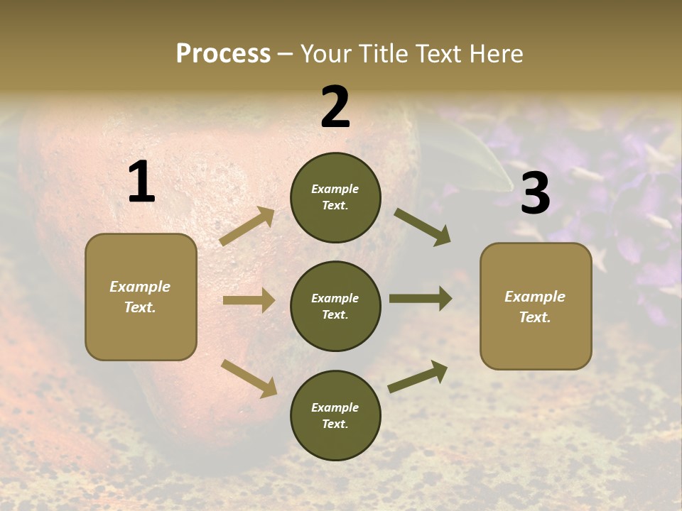Amorousness Affection Plant PowerPoint Template