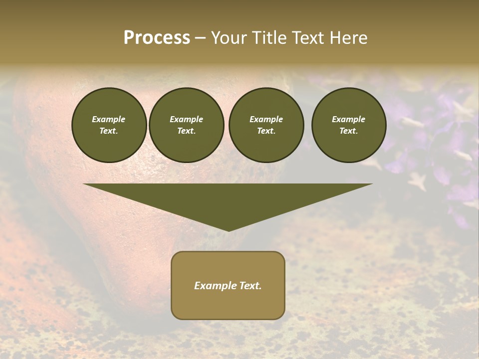 Amorousness Affection Plant PowerPoint Template