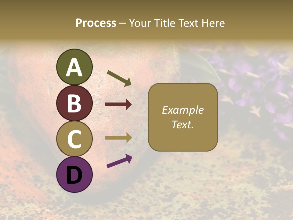Amorousness Affection Plant PowerPoint Template